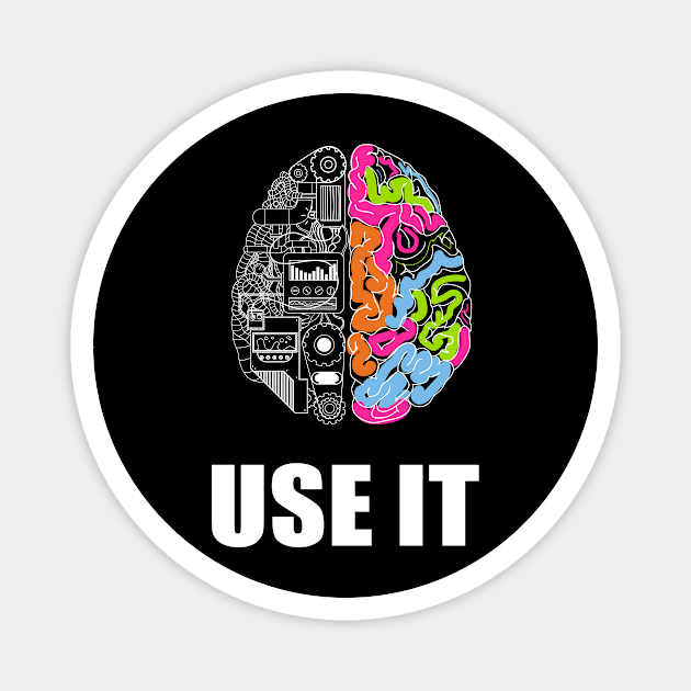 Use It Brain Magnet by teesumi